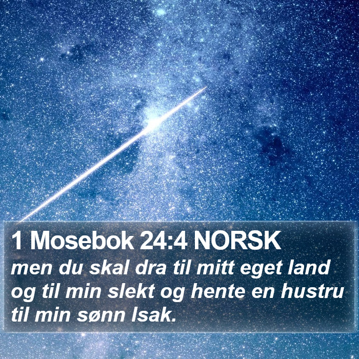 1 Mosebok 24:4 NORSK Bible Study