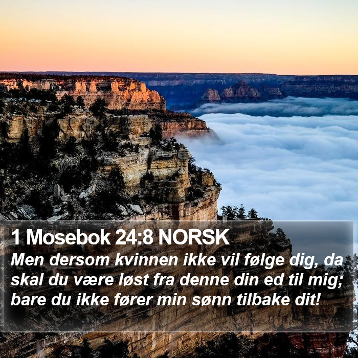 1 Mosebok 24:8 NORSK Bible Study