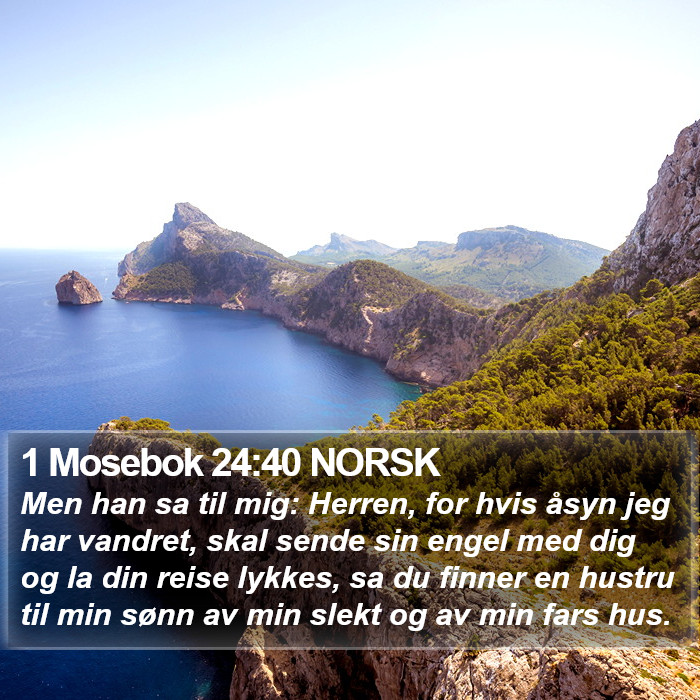 1 Mosebok 24:40 NORSK Bible Study