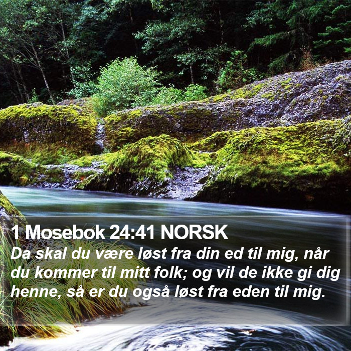 1 Mosebok 24:41 NORSK Bible Study