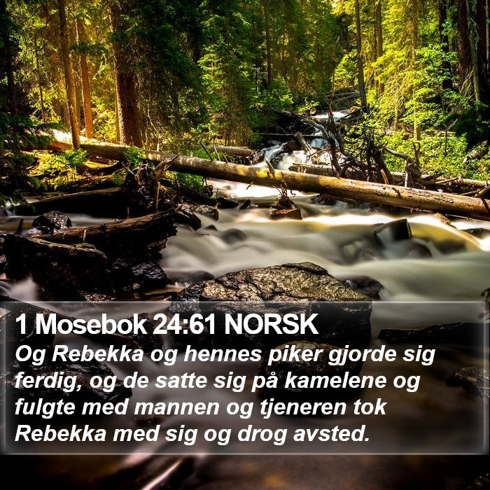 1 Mosebok 24:61 NORSK Bible Study