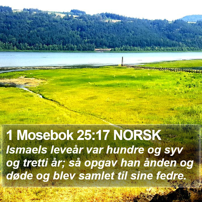 1 Mosebok 25:17 NORSK Bible Study