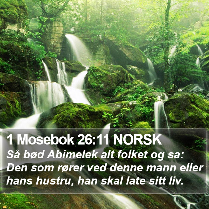 1 Mosebok 26:11 NORSK Bible Study