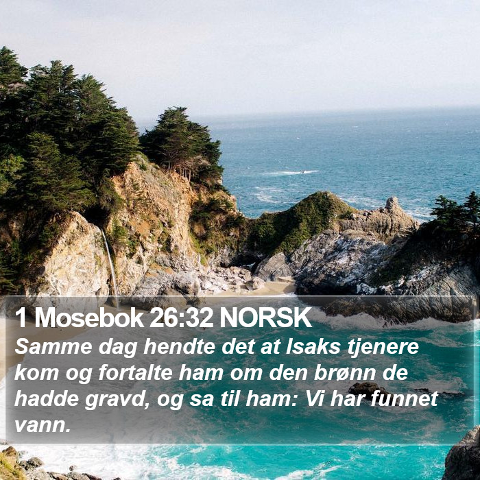 1 Mosebok 26:32 NORSK Bible Study