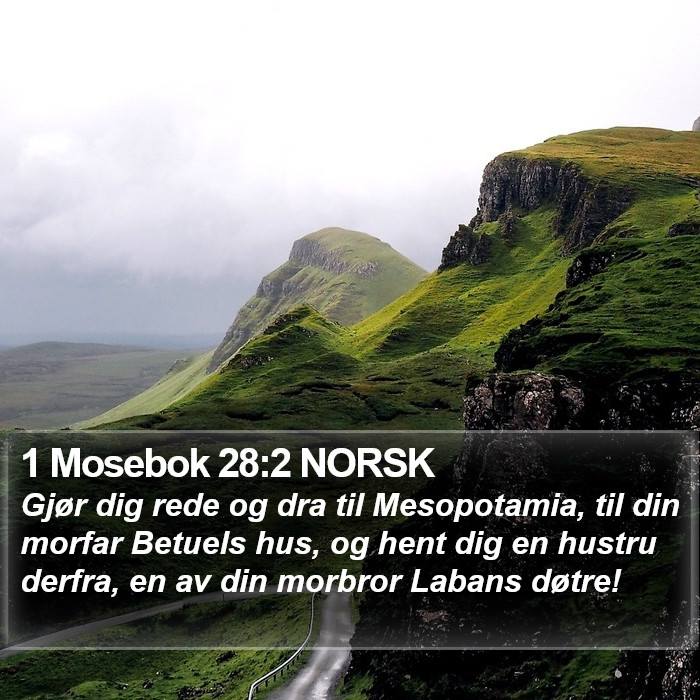 1 Mosebok 28:2 NORSK Bible Study