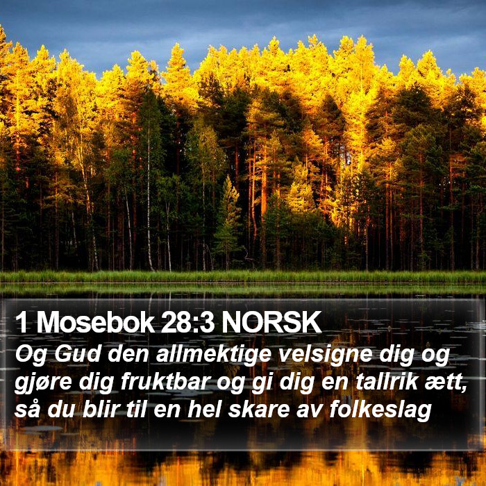 1 Mosebok 28:3 NORSK Bible Study