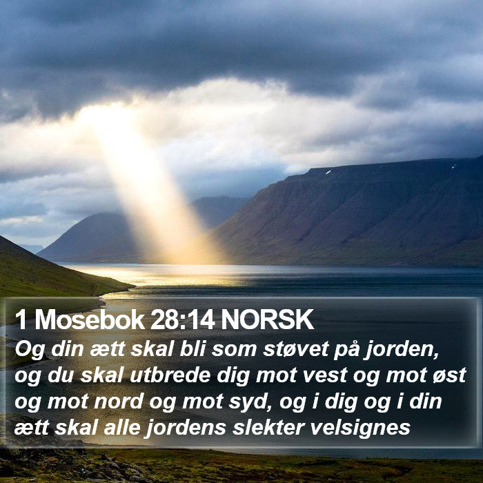 1 Mosebok 28:14 NORSK Bible Study