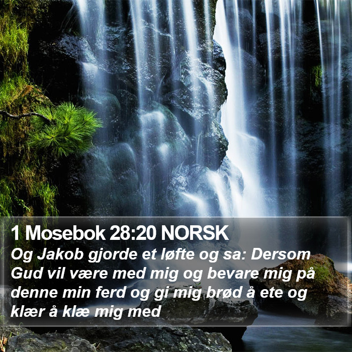 1 Mosebok 28:20 NORSK Bible Study