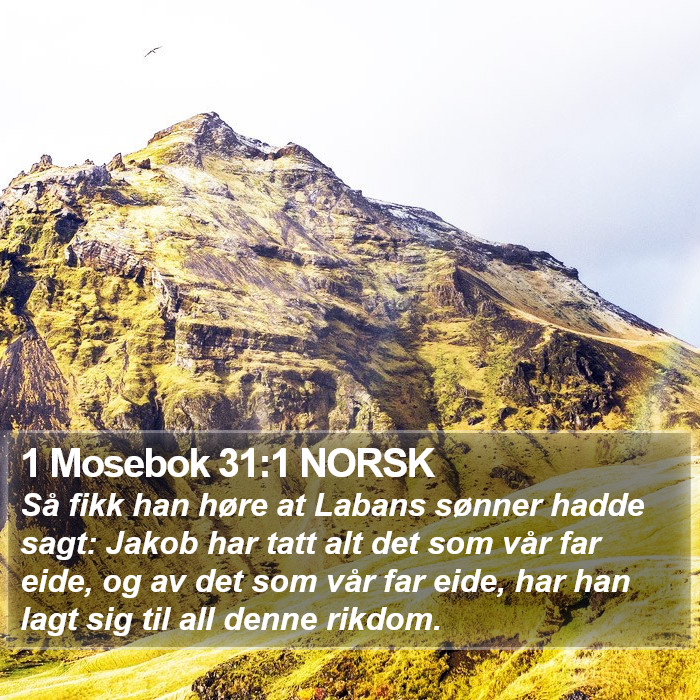 1 Mosebok 31:1 NORSK Bible Study