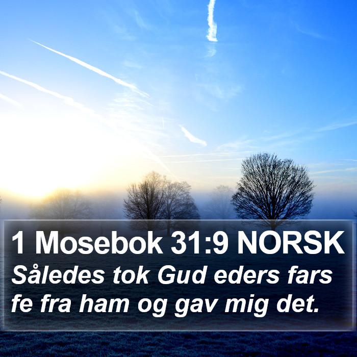 1 Mosebok 31:9 NORSK Bible Study