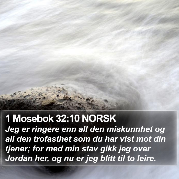 1 Mosebok 32:10 NORSK Bible Study