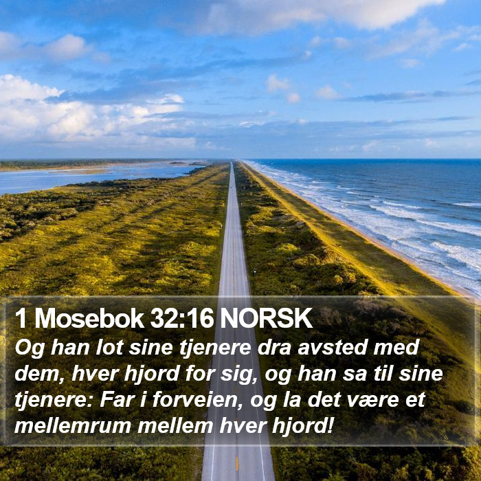 1 Mosebok 32:16 NORSK Bible Study