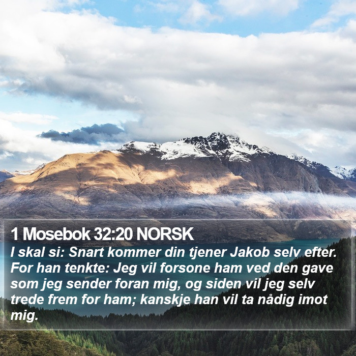 1 Mosebok 32:20 NORSK Bible Study