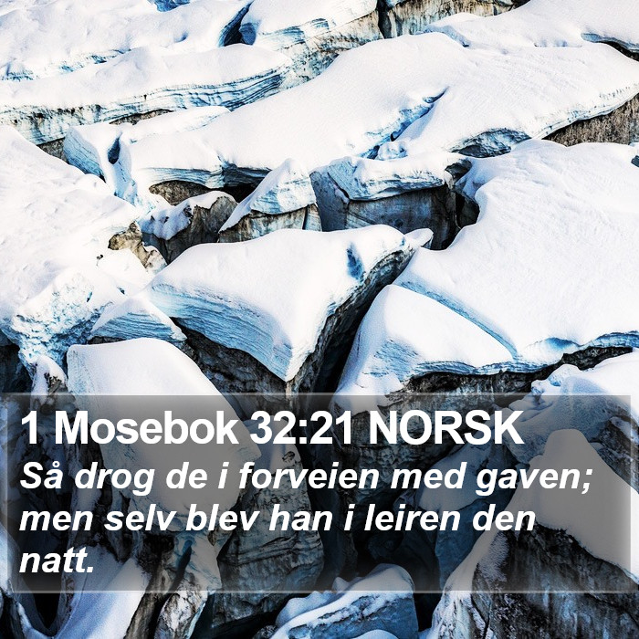 1 Mosebok 32:21 NORSK Bible Study