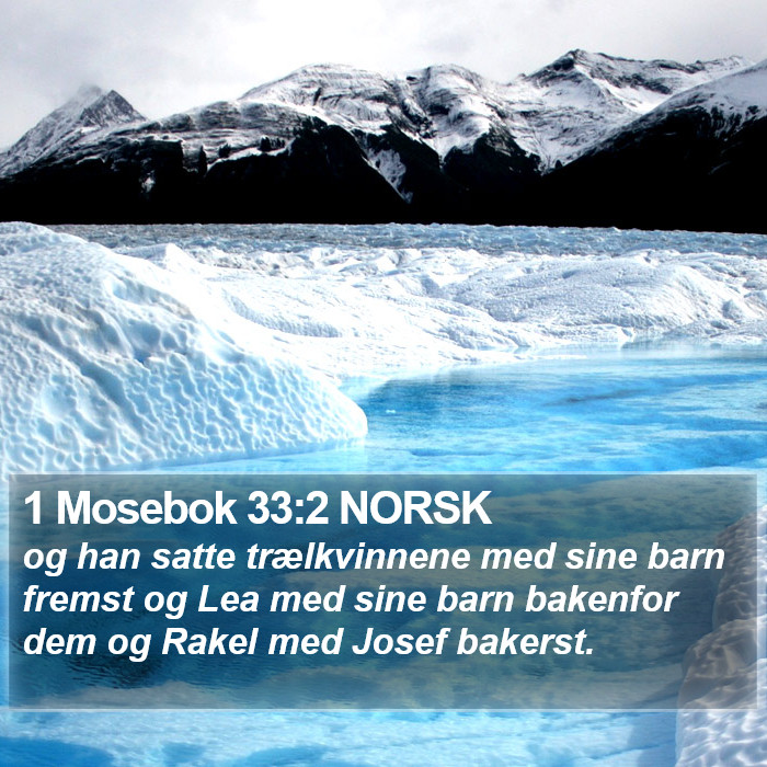 1 Mosebok 33:2 NORSK Bible Study