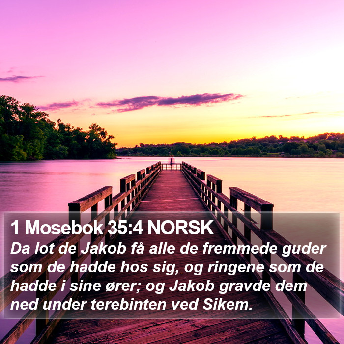 1 Mosebok 35:4 NORSK Bible Study