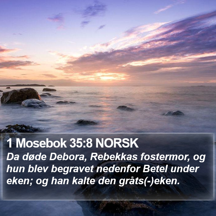 1 Mosebok 35:8 NORSK Bible Study