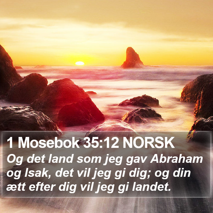 1 Mosebok 35:12 NORSK Bible Study