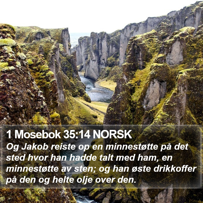 1 Mosebok 35:14 NORSK Bible Study