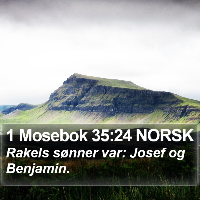 1 Mosebok 35:24 NORSK Bible Study