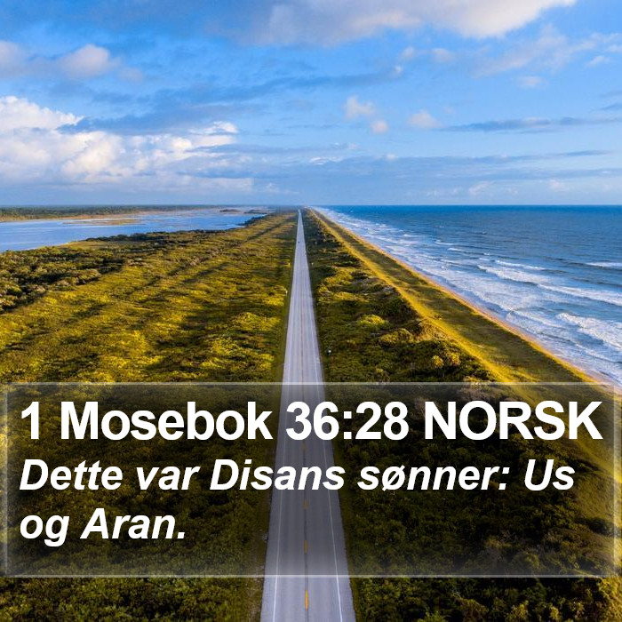 1 Mosebok 36:28 NORSK Bible Study