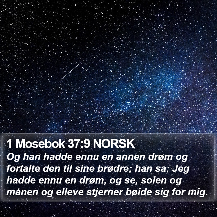 1 Mosebok 37:9 NORSK Bible Study