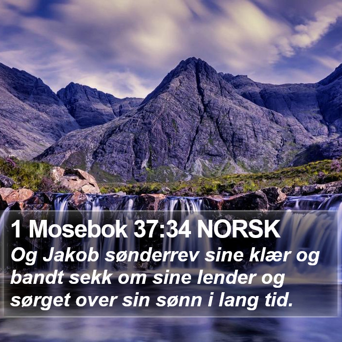 1 Mosebok 37:34 NORSK Bible Study