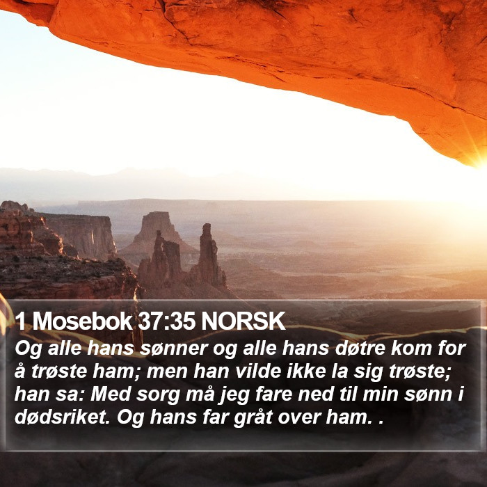 1 Mosebok 37:35 NORSK Bible Study