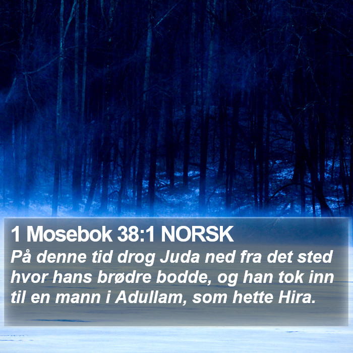 1 Mosebok 38:1 NORSK Bible Study