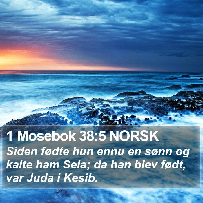 1 Mosebok 38:5 NORSK Bible Study