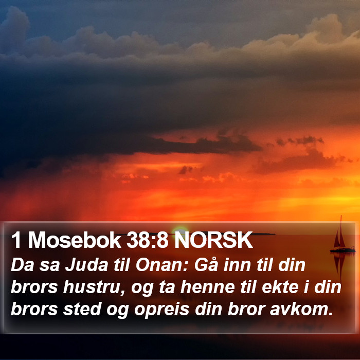 1 Mosebok 38:8 NORSK Bible Study