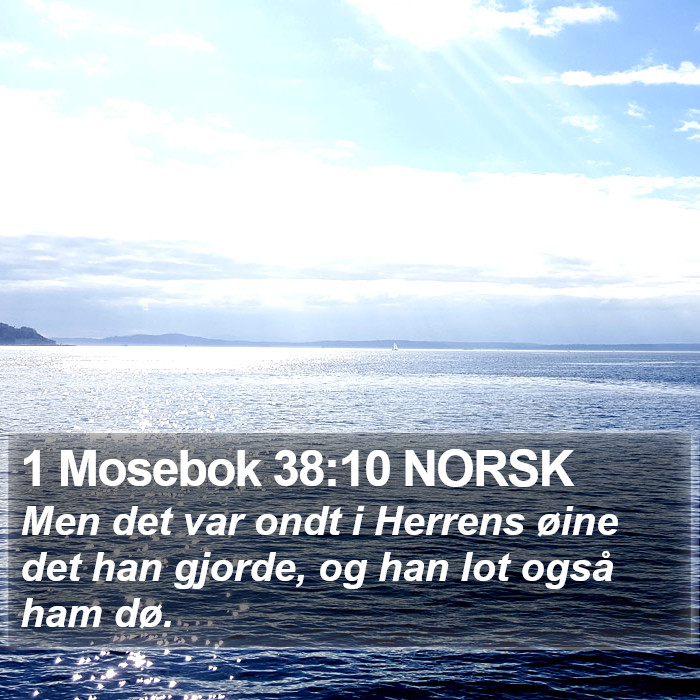 1 Mosebok 38:10 NORSK Bible Study