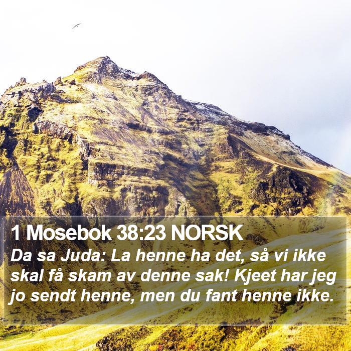 1 Mosebok 38:23 NORSK Bible Study