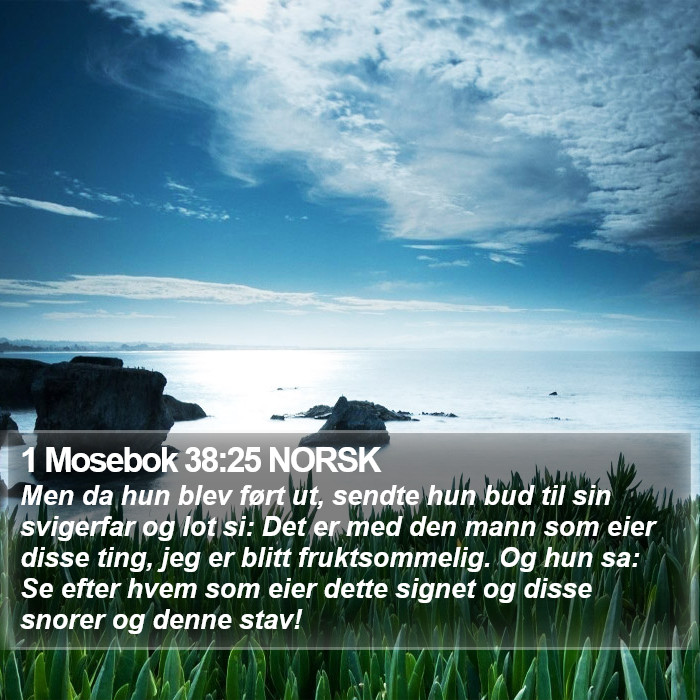 1 Mosebok 38:25 NORSK Bible Study