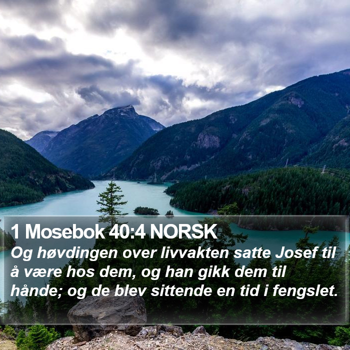 1 Mosebok 40:4 NORSK Bible Study