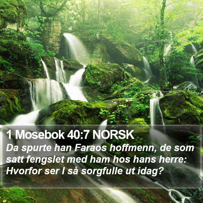 1 Mosebok 40:7 NORSK Bible Study