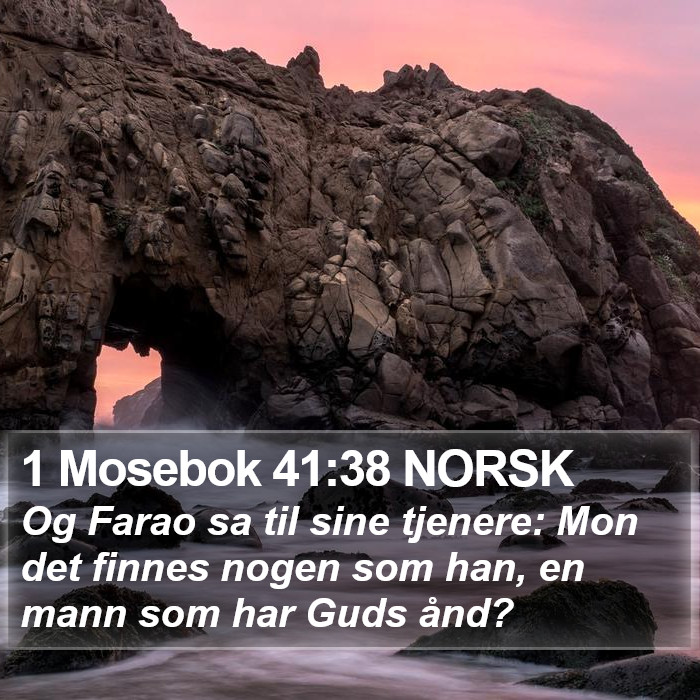 1 Mosebok 41:38 NORSK Bible Study