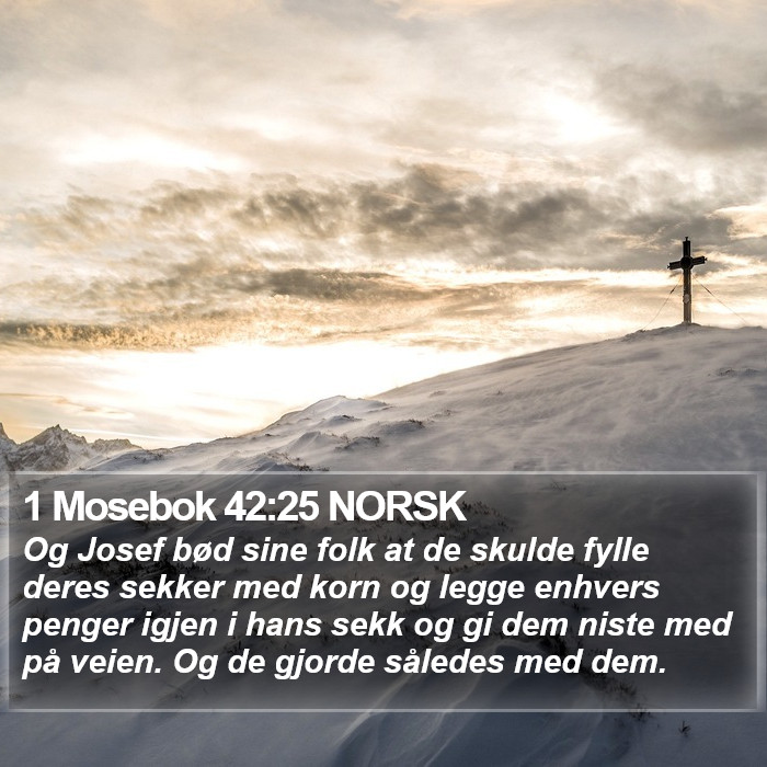 1 Mosebok 42:25 NORSK Bible Study