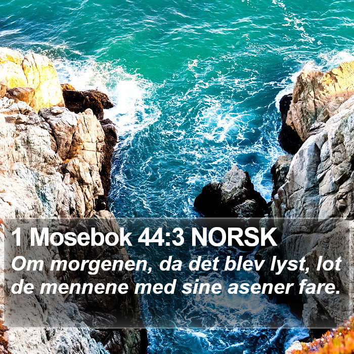 1 Mosebok 44:3 NORSK Bible Study