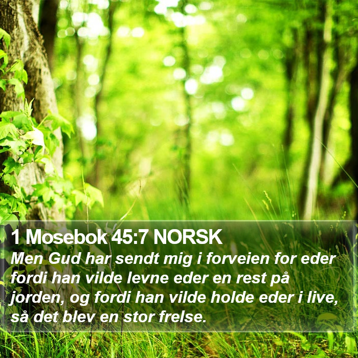 1 Mosebok 45:7 NORSK Bible Study