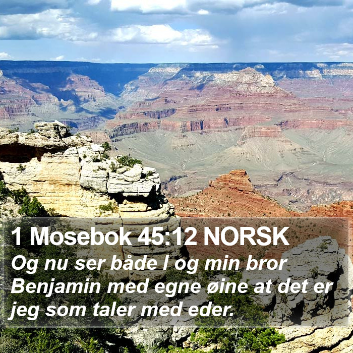 1 Mosebok 45:12 NORSK Bible Study