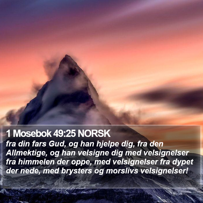 1 Mosebok 49:25 NORSK Bible Study