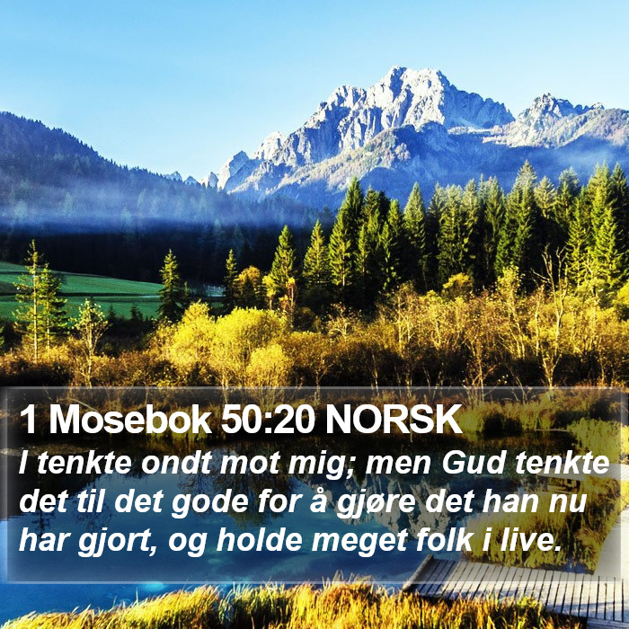 1 Mosebok 50:20 NORSK Bible Study