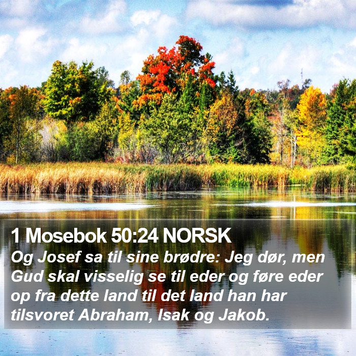 1 Mosebok 50:24 NORSK Bible Study