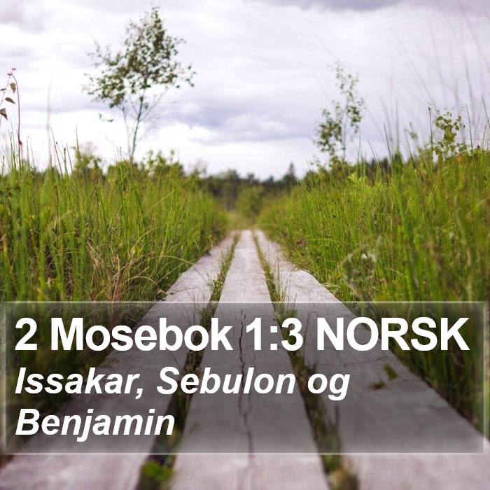 2 Mosebok 1:3 NORSK Bible Study