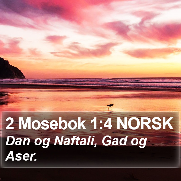 2 Mosebok 1:4 NORSK Bible Study