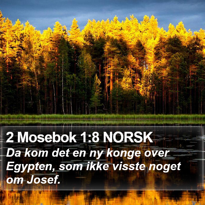 2 Mosebok 1:8 NORSK Bible Study