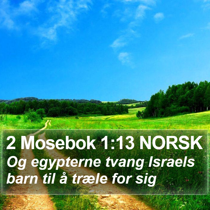 2 Mosebok 1:13 NORSK Bible Study