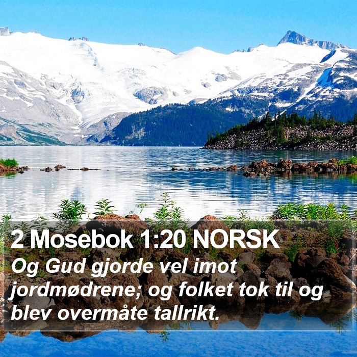 2 Mosebok 1:20 NORSK Bible Study