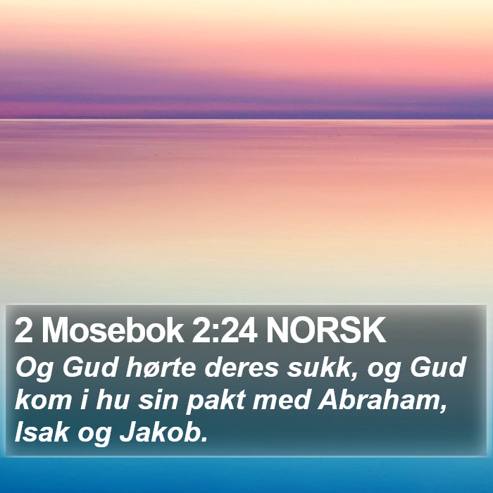 2 Mosebok 2:24 NORSK Bible Study